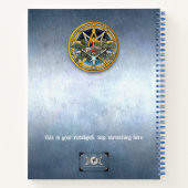 Carnet Customizable 8.5x11 Yule Winter Solstice Notebook (Dos)