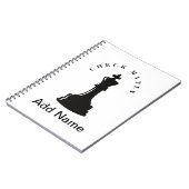 Carnet Customizable Chess Notebook (Côté gauche)