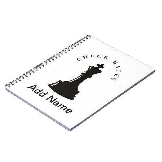 Carnet Customizable Chess Notebook (Côté gauche)