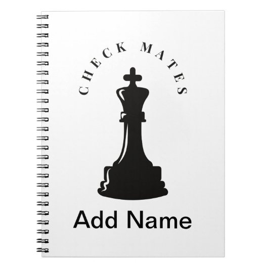 Carnet Customizable Chess Notebook (Devant)