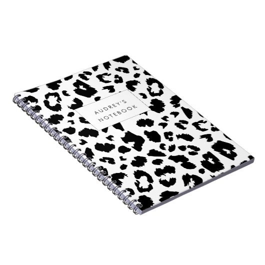 Carnet Customizable leopard print (Côté Droit)