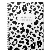 Carnet Customizable leopard print (Devant)