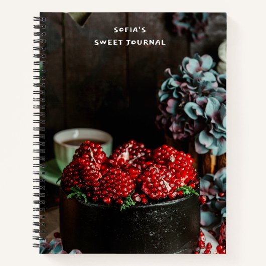 Carnet Customizable notebook for pastry recipes (Devant)