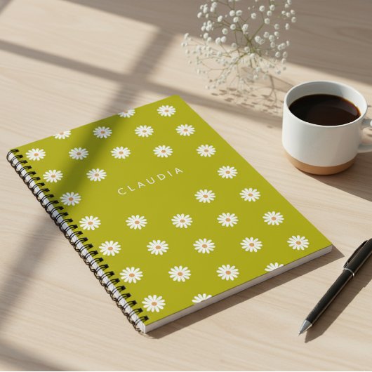 Carnet Customized Daisy Notebook, Gift for Children
