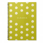 Carnet Customized Daisy Notebook, Gift for Children
