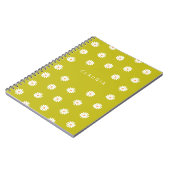 Carnet Customized Daisy Notebook, Gift for Children (Côté gauche)