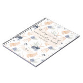 Carnet Customized JW 2023 year text Psalm 119:160 floral  (Côté gauche)