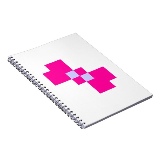 Carnet Cute 8 Bit Pixel Bow (Côté Droit)