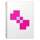 Carnet Cute 8 Bit Pixel Bow (Devant)