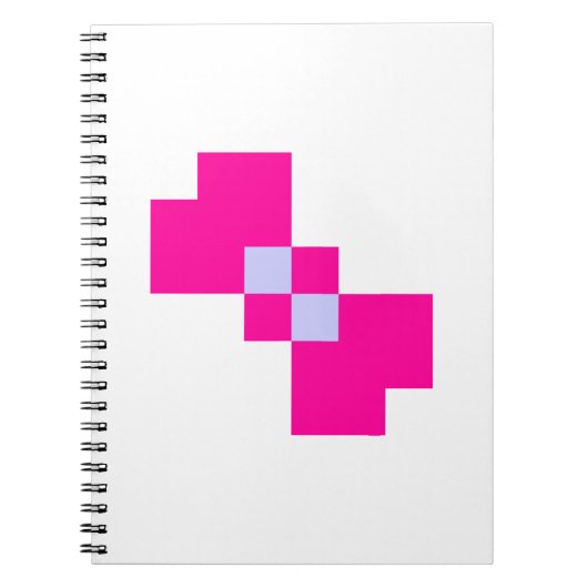 Carnet Cute 8 Bit Pixel Bow (Devant)