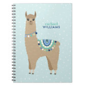 Carnet Cute Alpaca Personnalisé (Devant)