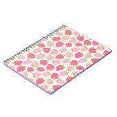 Carnet Cute and Fruity Pink Strawberry (Côté gauche)