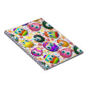 Carnet Cute and Funny Easter Eggs Cartoon (Côté Droit)