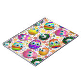 Carnet Cute and Funny Easter Eggs Cartoon (Côté gauche)