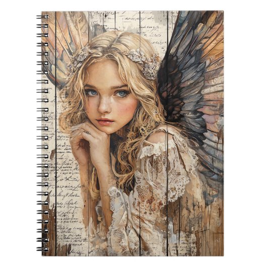 Carnet Cute Angel Spiral Notebook (Devant)