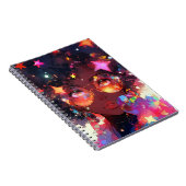 Carnet Cute Anime Girl African American Art (Côté Droit)