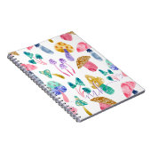 Carnet Cute Aquarelle Champignons (Côté Droit)