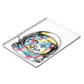 Carnet Cute astronaute Cat (Côté gauche)