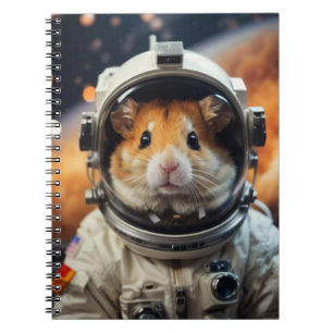 Carnet Cute astronaute spatiale Hamster