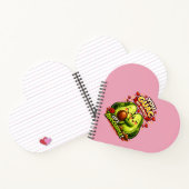 Carnet Cute Avocado Valentine’s Love Design, kawaii Love (Intérieur)