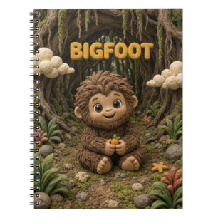 Carnet Cute Baby Bigfoot, Mythique
