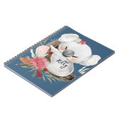 Carnet Cute Baby Koala Gold Speckle Nom personnalisé (Côté gauche)