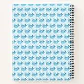 Carnet Cute Baby Whale Spiral Notebook (Dos)
