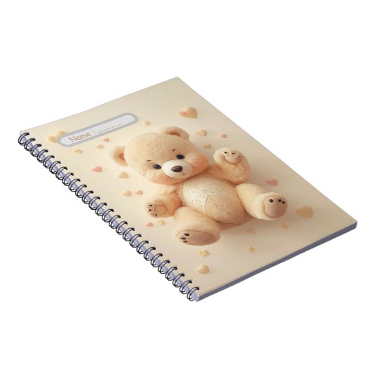 Carnet Cute Bear Pastel Notebook (Côté Droit)