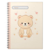 Carnet Cute Bear Pastel Notebook (Devant)