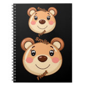Carnet Cute Bear Smile (Devant)