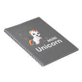 Carnet Cute bébé licorne Moderne (Côté Droit)