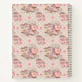 Carnet Cute Beige Retro Cook Book Personalized (Dos)
