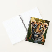 Carnet Cute Bengale Tiger Cub en Forêt (Intérieur)
