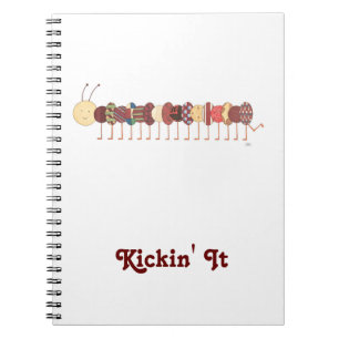 Carnet Cute Blank Carnet-Caterpillar #2-Erin Brie Art N