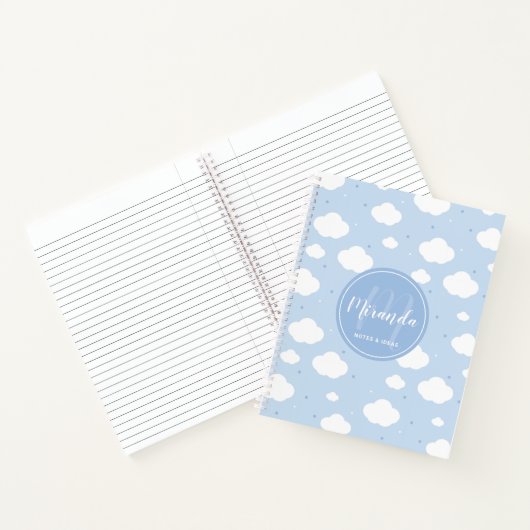 Carnet Cute Blue Sky (Intérieur)