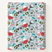 Carnet Cute Blue Sushi Motif Sketchbook (Dos)