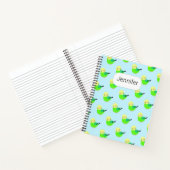 Carnet Cute Budgie Parakeet Lover Cadeau Nom personnalisé (Intérieur)