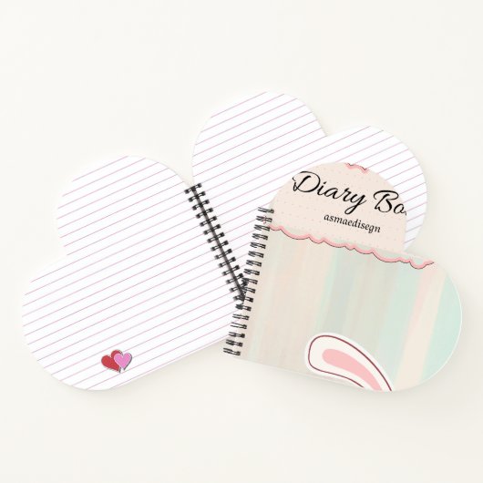 Carnet cute bunny diary notebook,  (Intérieur)