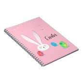 Carnet CUTE BUNNY HAPPY PÂQUES FÊTE DE VACANCES À LA mode (Côté Droit)