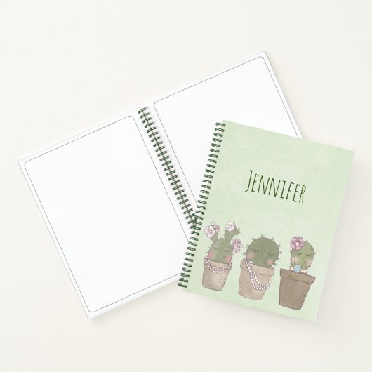 Carnet Cute Cactus (Intérieur)
