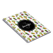 Carnet Cute Cactus Nature Succulents Motif (Côté Droit)
