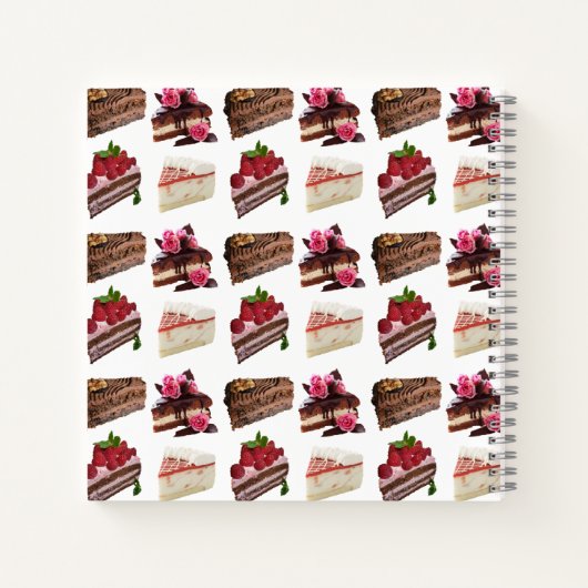 Carnet Cute Cakes Lovers Desserts Pattern (Dos)