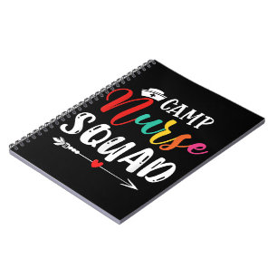 Carnet Cute Camp Nurse Squad Funny Nurses Correspondance