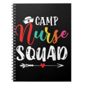 Carnet Cute Camp Nurse Squad Funny Nurses Correspondance (Devant)