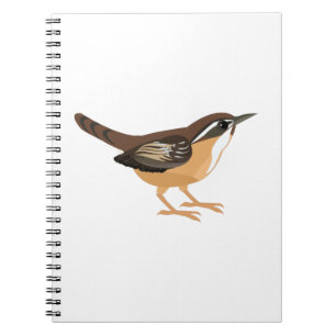 Carnet Cute Carolina Wren
