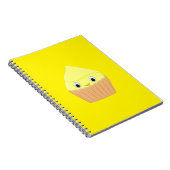 Carnet Cute Cartoon Citron Cupcake (Côté Droit)