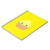 Carnet Cute Cartoon Citron Cupcake (Côté gauche)