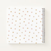 Carnet Cute Cat Soft Genre Neutre Dotée Enfant Bébé (Dos)