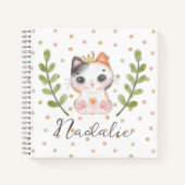 Carnet Cute Cat Soft Genre Neutre Dotée Enfant Bébé (Devant)