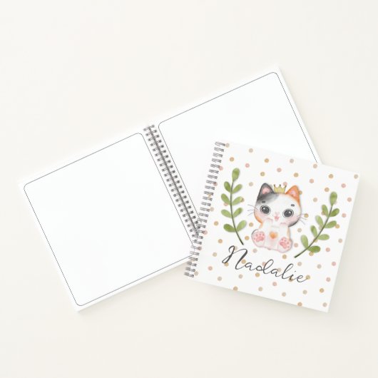 Carnet Cute Cat Soft Genre Neutre Dotée Enfant Bébé (Intérieur)